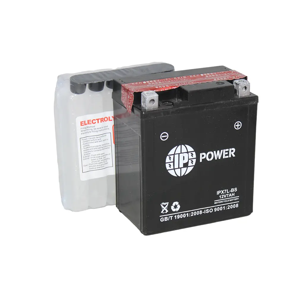 Ip Power Ipx7l-Bs Agm Motorsport Battery 1