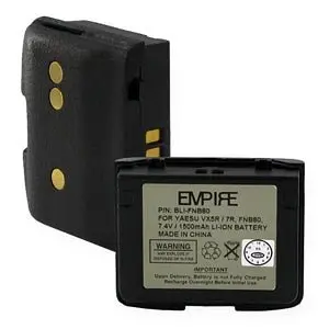 Yaesu/Vertex Vx5r Battery 1