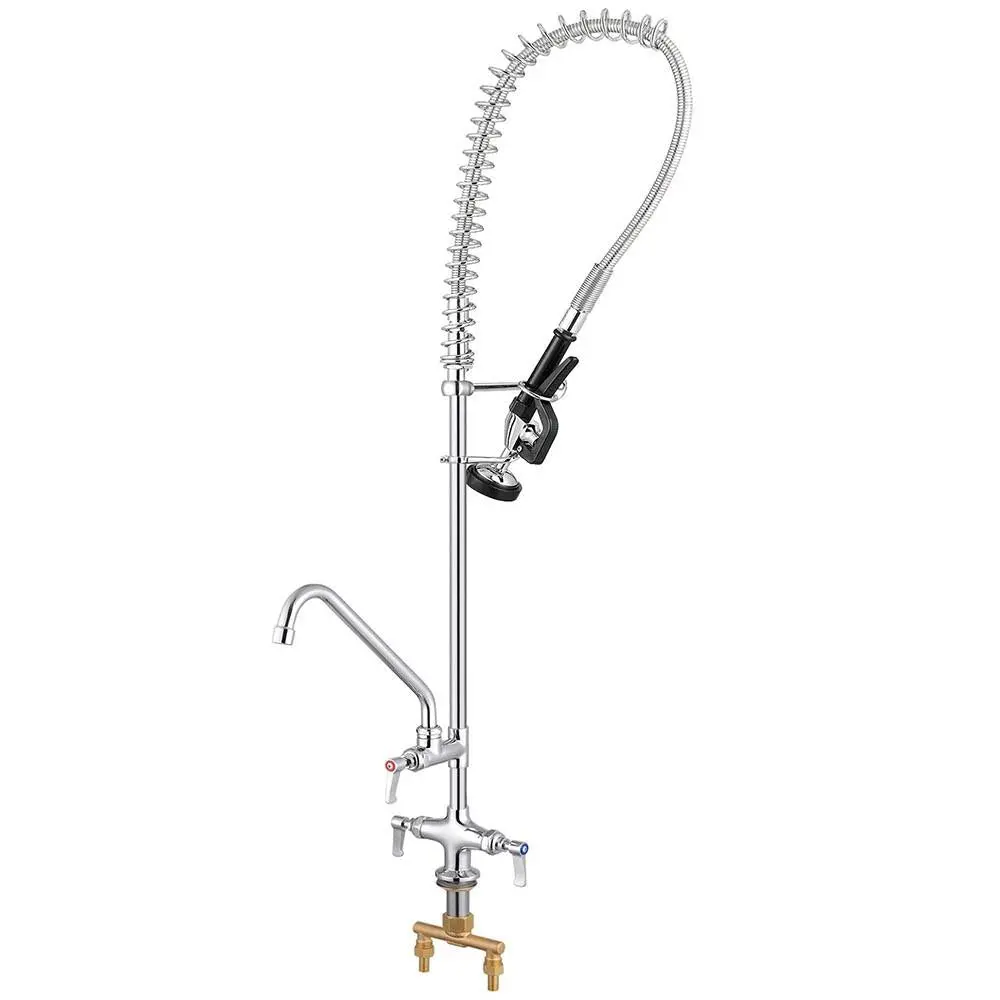 Aquaterior Kitchen Pull Out Faucet+Add-On Faucet Commercial 1