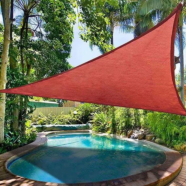 Yescom Patio Triangle Sun Sail Shade Canopy 16Ft Color Optional 1