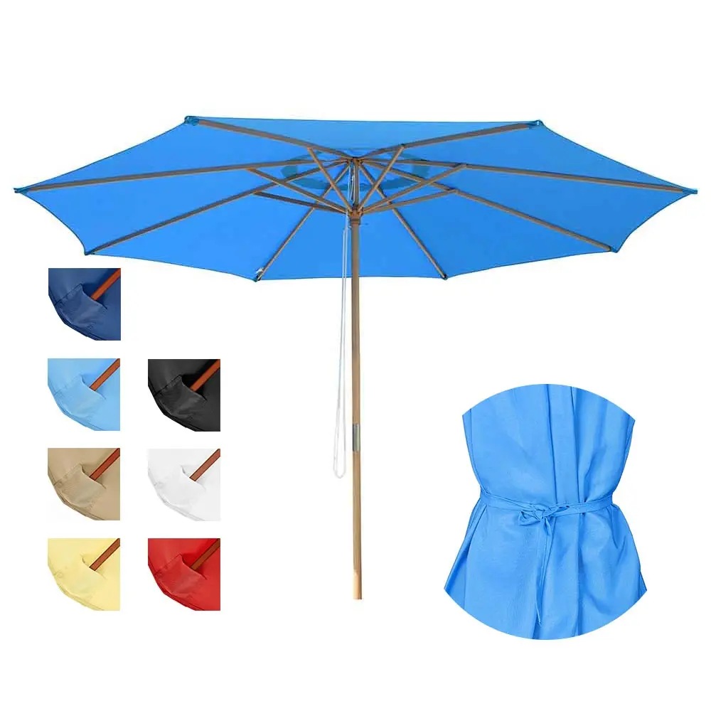 Yescom 13Ft Patio Wood Market Umbrella Multiple Colors 1
