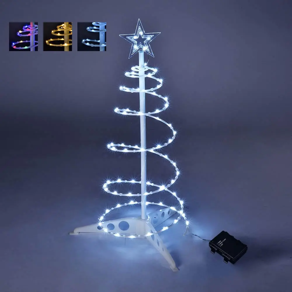 Yescom 2' Pre-Lit Spiral Christmas Tree Battery Operated 1