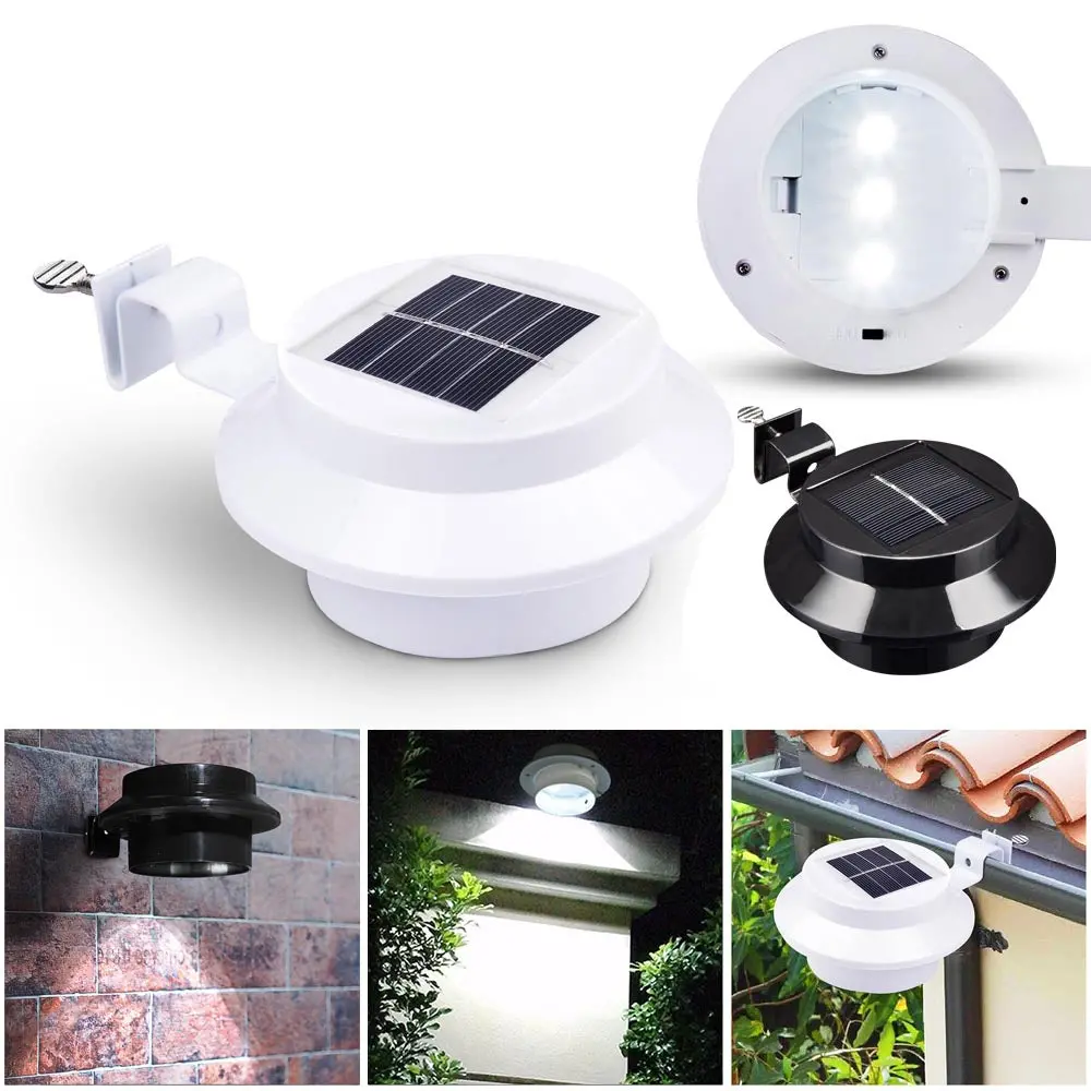 Yescom Led Solar Power Light W/ Bracket Outdoor Wall Security 1