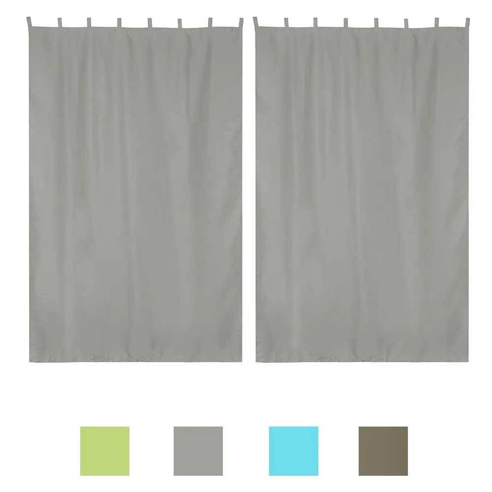 Yescom 2-Pcs Outdoor Tab Top Curtain Panel, 54Wx84l 1