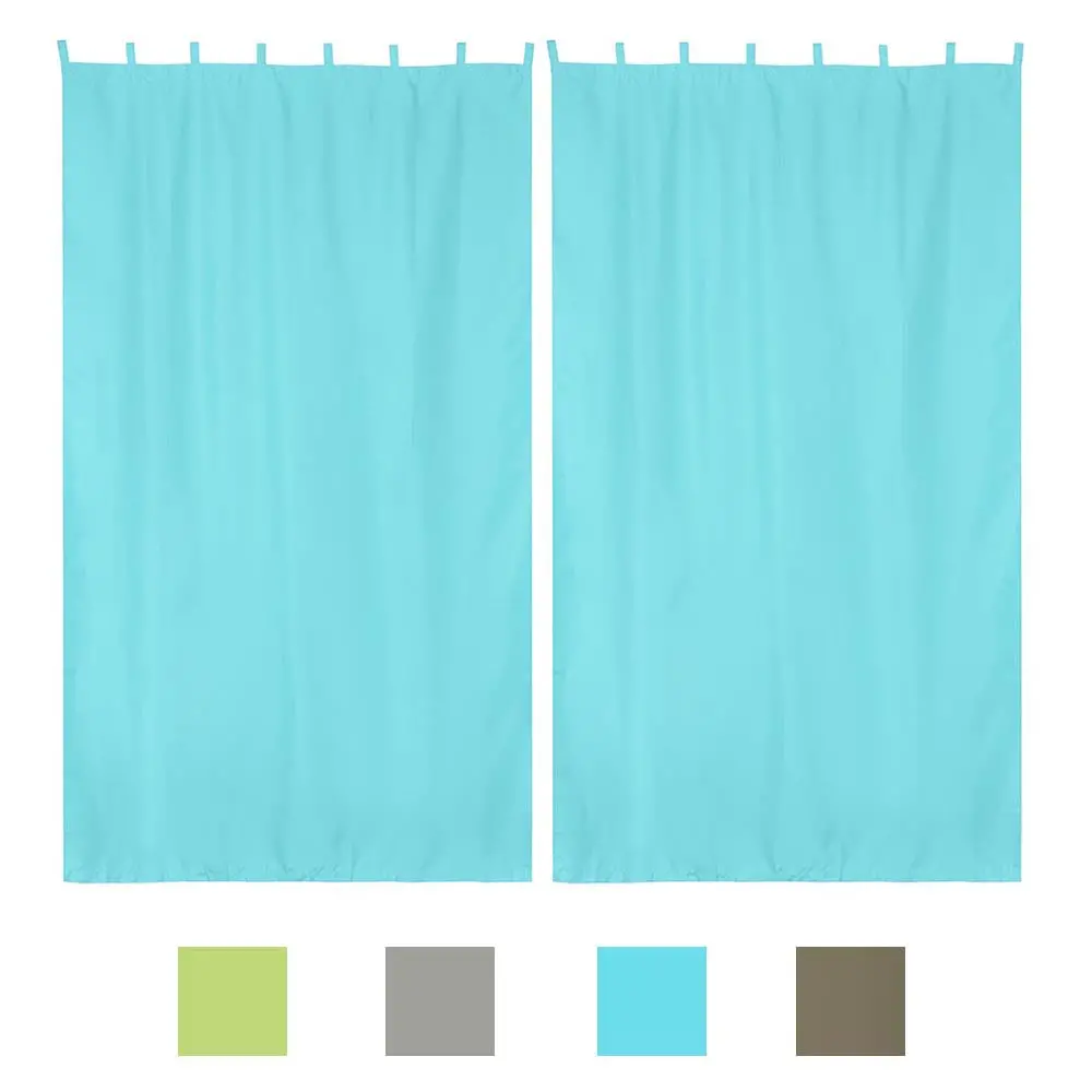 Yescom 2-Pcs Outdoor Tab Top Curtain Panel, 54Wx108l 1