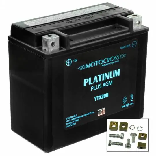 Yuasa Replacement (New Motocross) Ytx20h-Bs Agm Battery 1