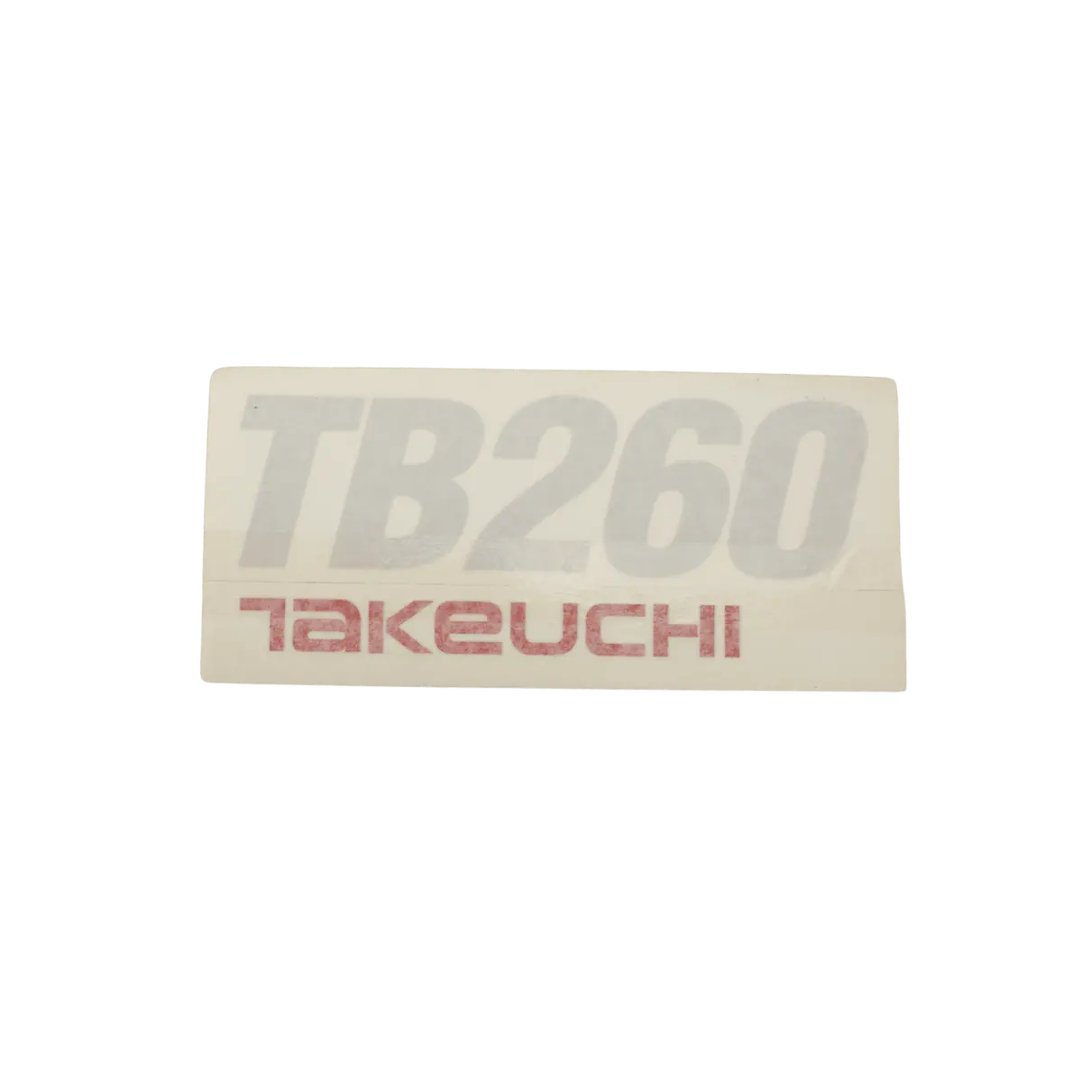 Takeuchi Decal For The Takeuchi Tb260 0008503022 1