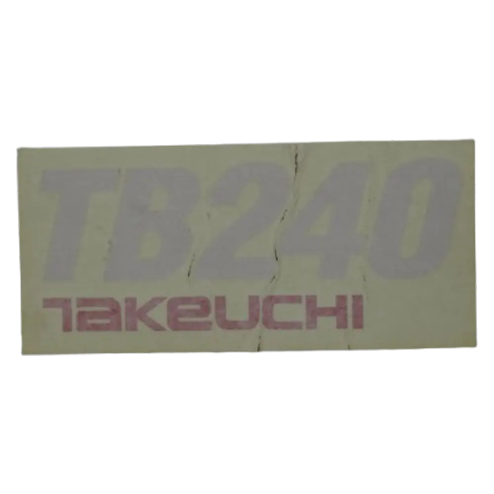 Takeuchi Tb240 Takeuchi Decal 0379300011 1