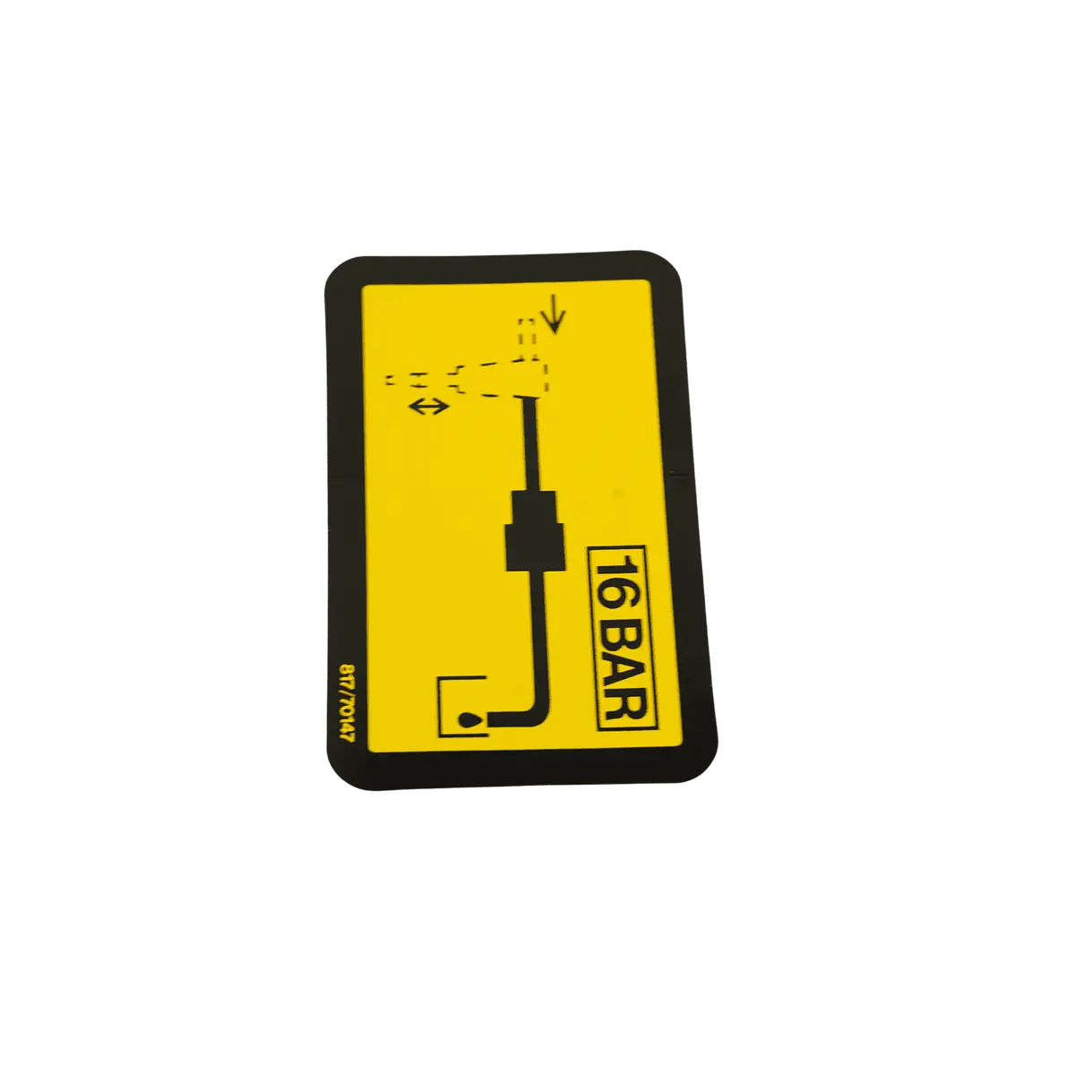 Jcb Label - Back-Pressure 817/70147 1