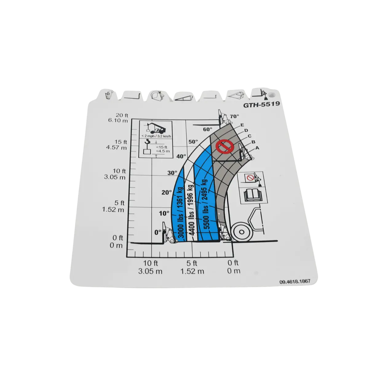 Genie Aftermarket Load Charts Standard Kit 55.0700.0166Gt 1