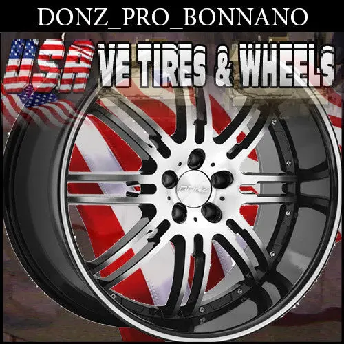 Donz Pro Series Bonnano 22X9 Blank Et+20 Cb 74 Bmf St 1