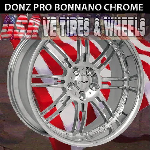 Donz Pro Bonnano 20X10 Blank Et+20 Cb 74.1 Chrome 1