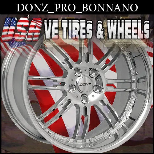 Donz Pro Series Bonnano 20X10 Blank Et+23 Cb 74.1  Chrome 1