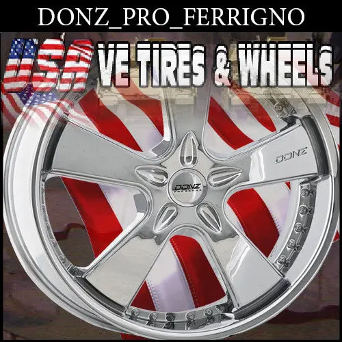Donz Pro Series Ferrigno 22X10 5X115 Et+15 Cb 74.1 Chrome 1
