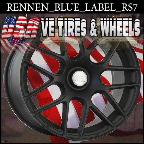 Rennen Blue Label Rs7 20X9.5 Blank Et+25 Fl Black 1